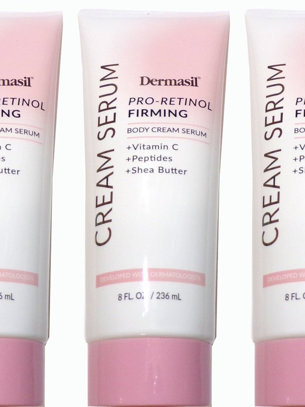 Dermasil Pro-Retinol Firming Body Cream Serum 3-Pack, 8 fl. oz. each